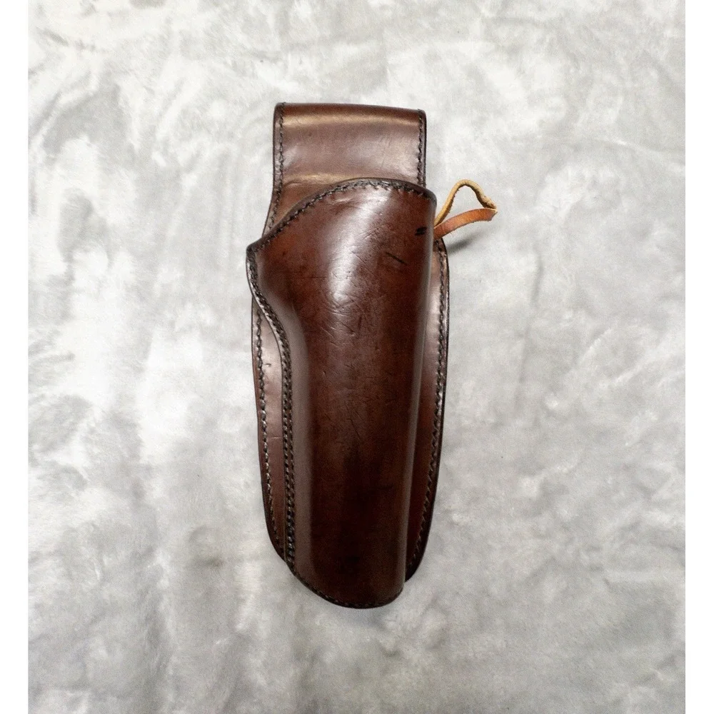 Vtg Hunter Model 2 Brown Leather Holster K-Frame Security Six Colt Positive